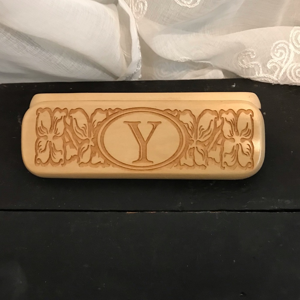 🌵Letter Y Wooden Pen Case & Pen